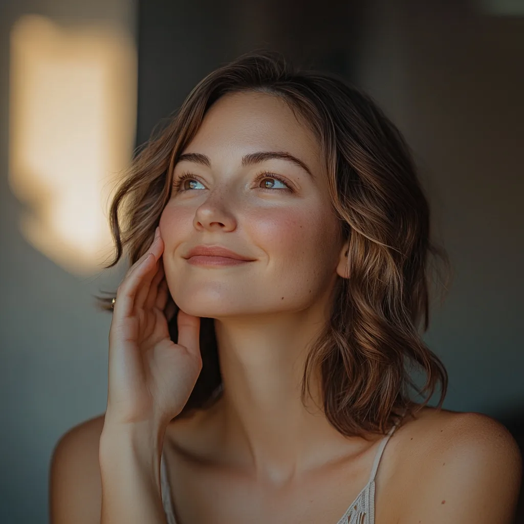 mariopgs_24564_A_serene_woman_in_her_early_30s_with_glowing_hyd_45e06c9d-6937-400b-87e8-7a477233e289